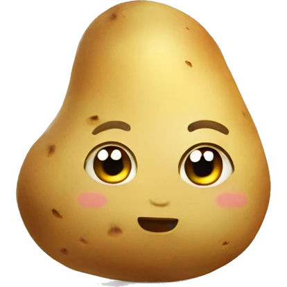Cute potato  emoji