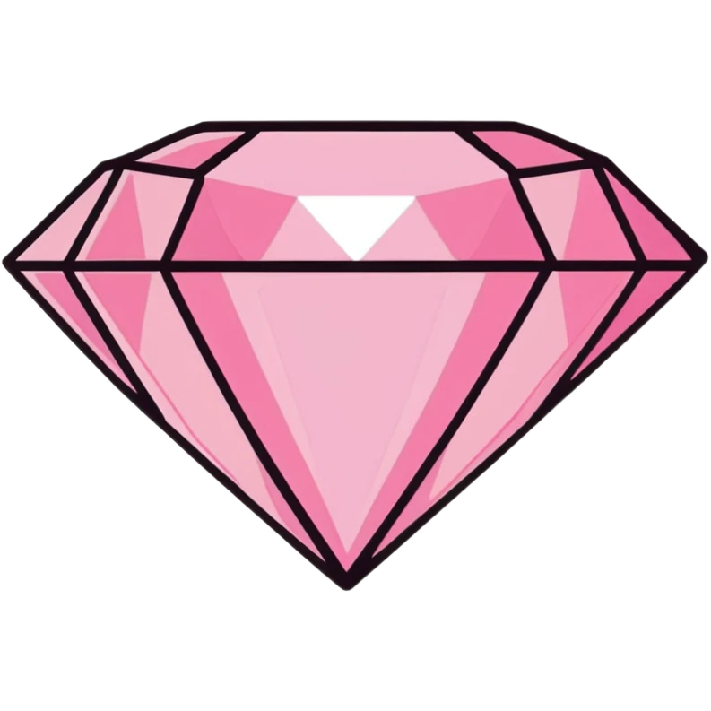 pink diamond gemstone emoji