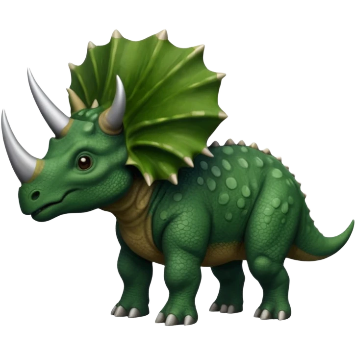 i need some thing like triceratops please more realistic emoji