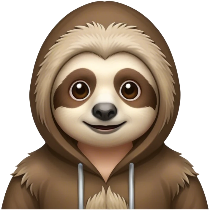 Person on sloths body  emoji