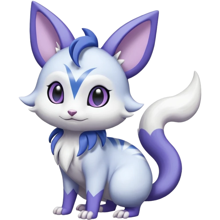 Shiny Furret-Absol-Meowstic-Mienshao-Espeon-Hybrid (Full body) emoji