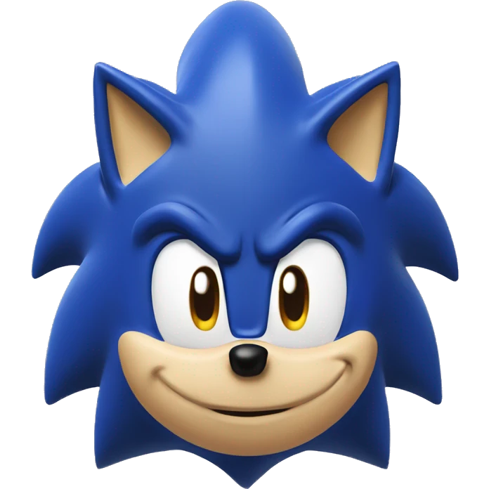 Sonic the hedgehog emoji