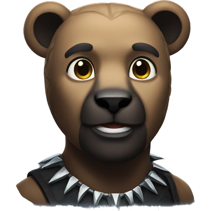  BEAR black panther marvel emoji