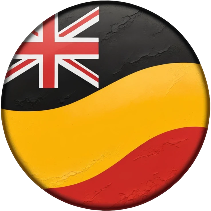 Aboriginal Australians flag red and yellow stripe with black circle inside  emoji