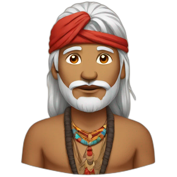 Indian tribe leader emoji