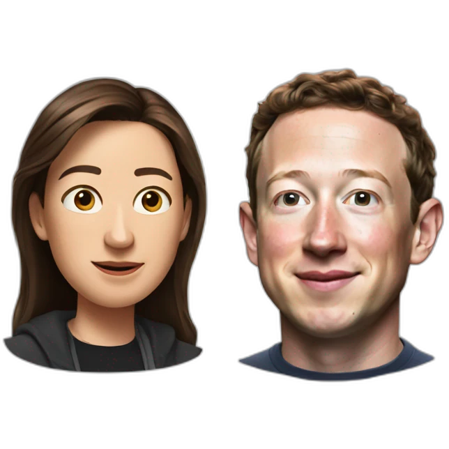 Zuckerberg and Elon emoji