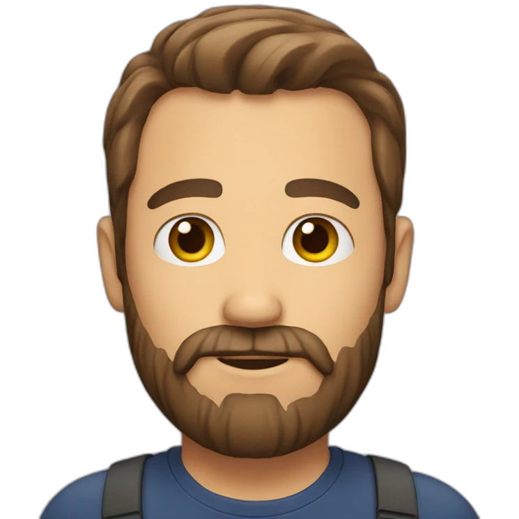 Man with beard emoji