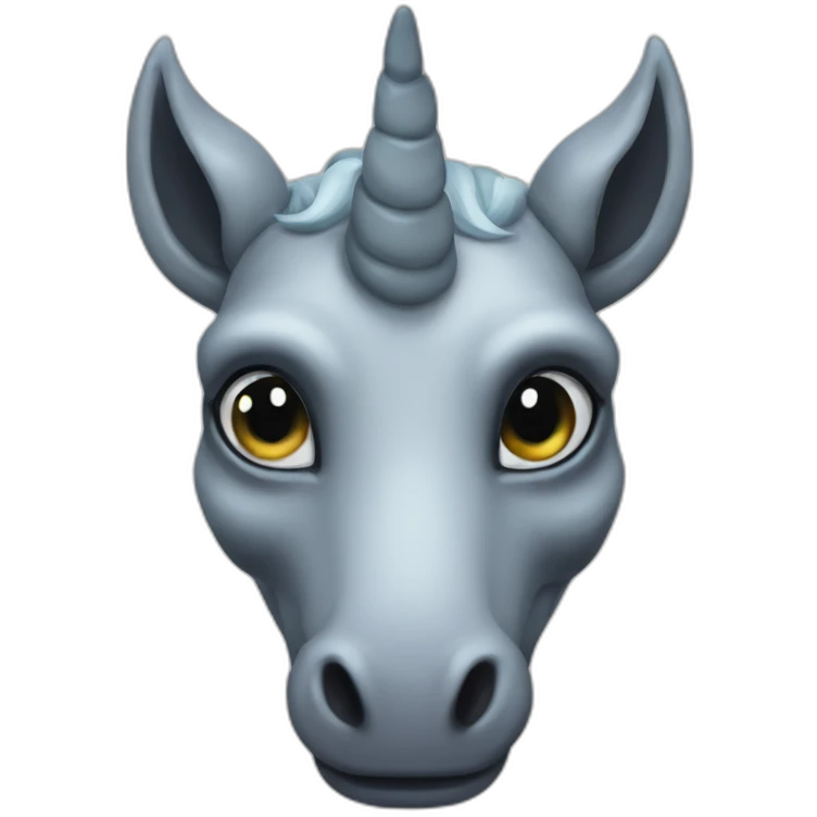 Grey Alien Unicorn x files emoji