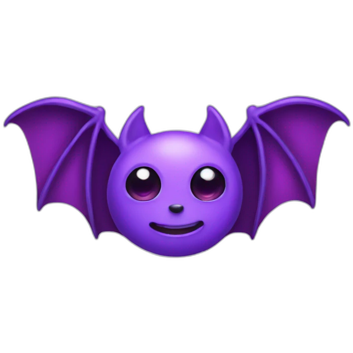 Purple Bat emoji