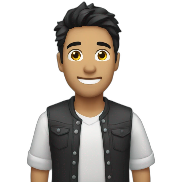 Cristian Rojas cantando emoji
