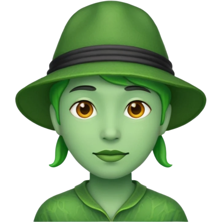 people with green hat emoji