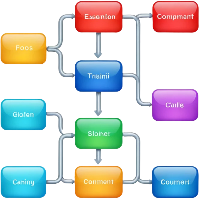 A simple shiny flowchart emoji