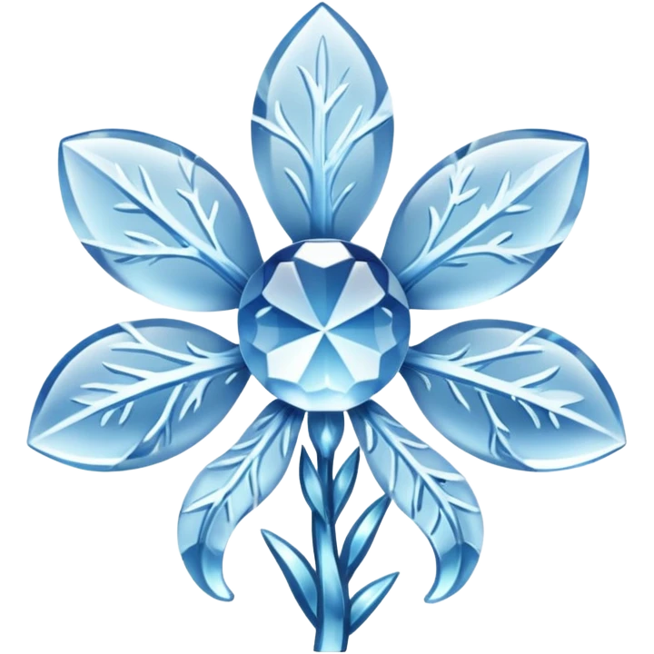 Ice Flowers emoji