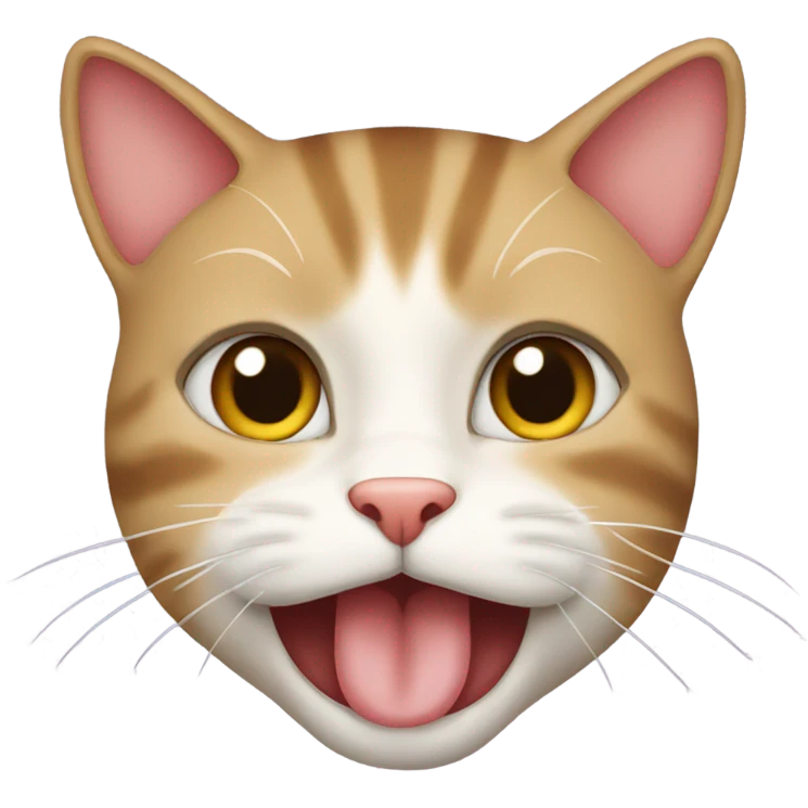 cat emoji biting lip emoji