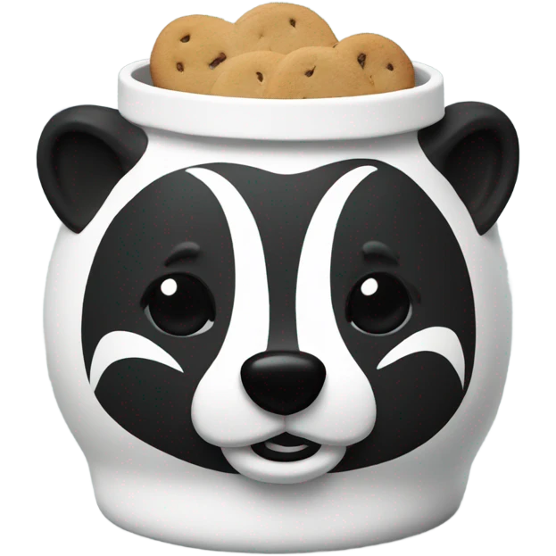 Badger cookie jar emoji