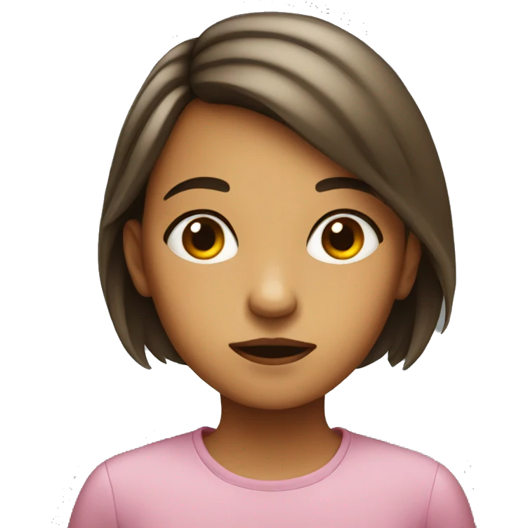 girl giving side eye emoji