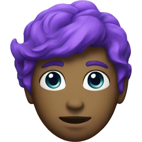 Purple galaxy potal emoji