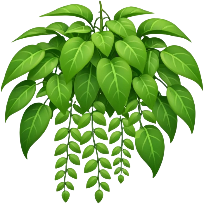 Hanging plant emoji