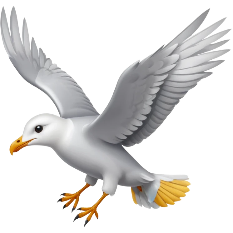 Seagull
Apple emoji style. emoji