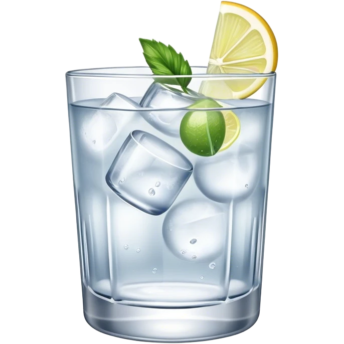 gin tonic glass emoji