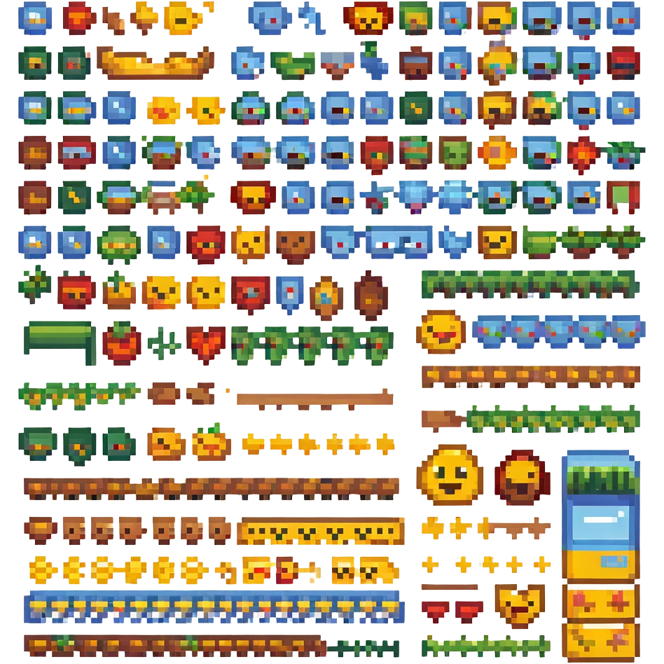 A set of emojis with balanced spacing emoji