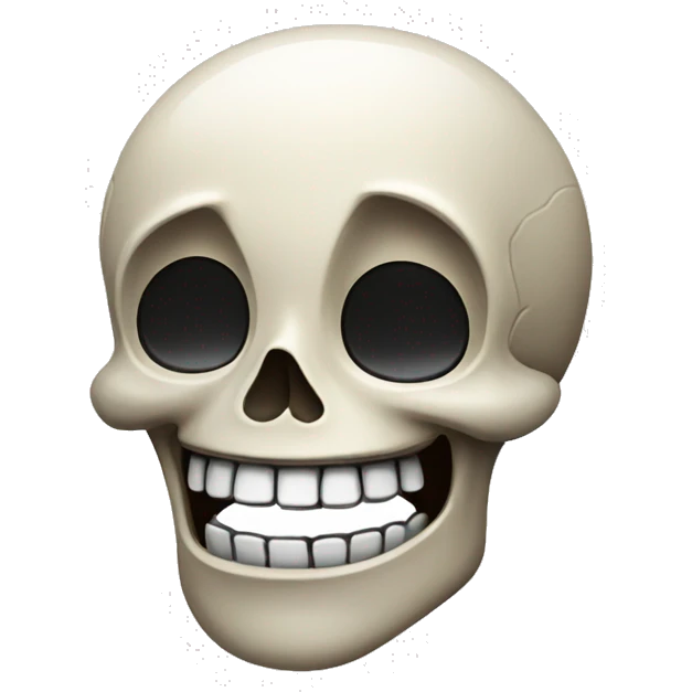 skull laugh emoji
