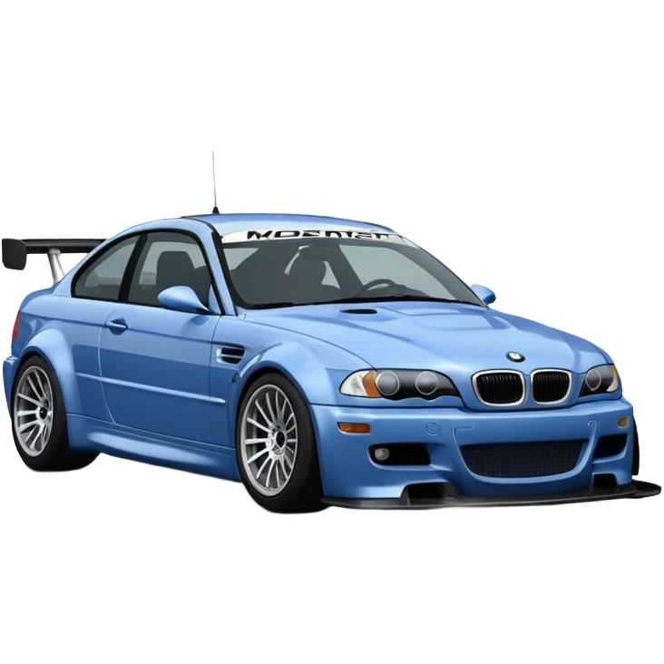 BMW M3 GT R E46 NEED FOR SPEED MOST WANTED'TAKI MAVI GÜMÜŞ  emoji