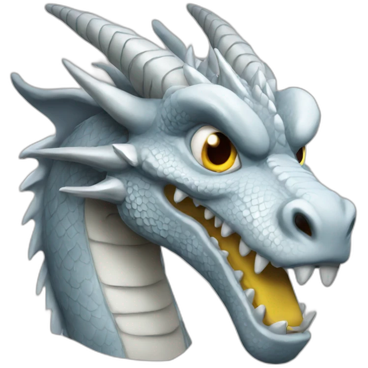 silver dragon emoji