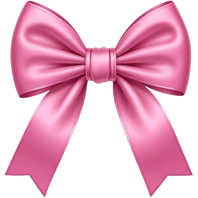 Pink bow emoji