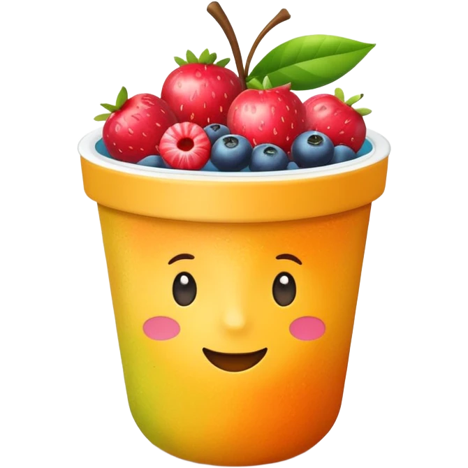 Single fruit cup emoji