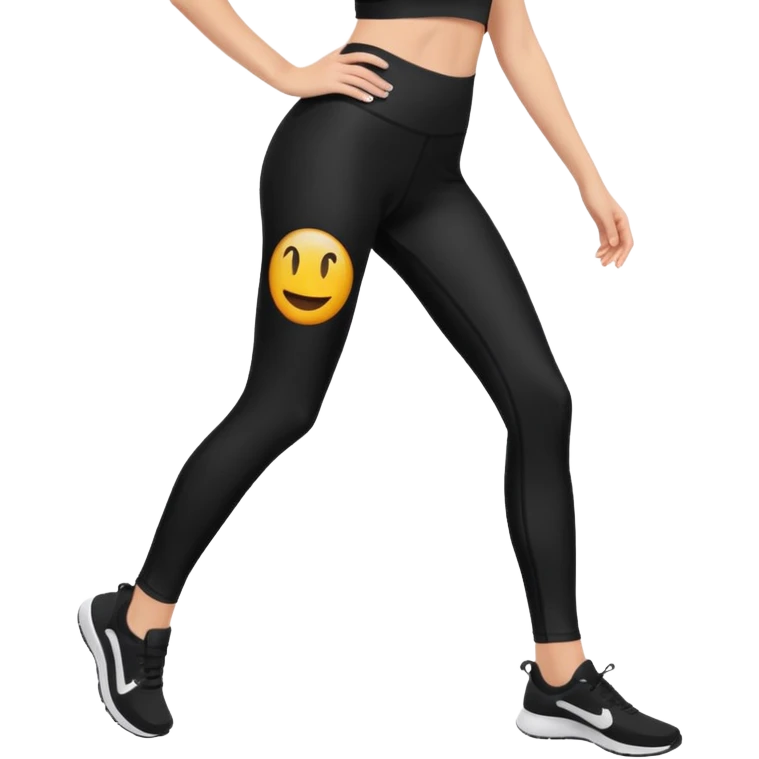 legging noir emoji