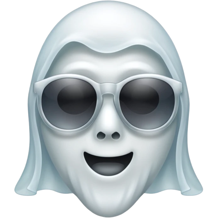 Ghost eith sunglasses emoji