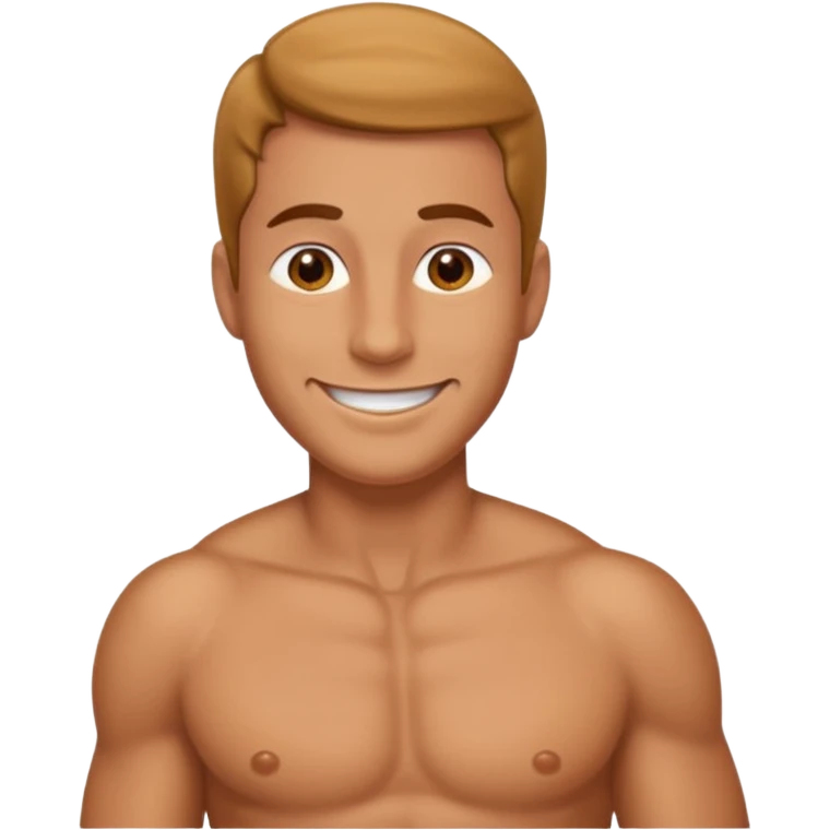 Smiling face with a large hard erection emoji