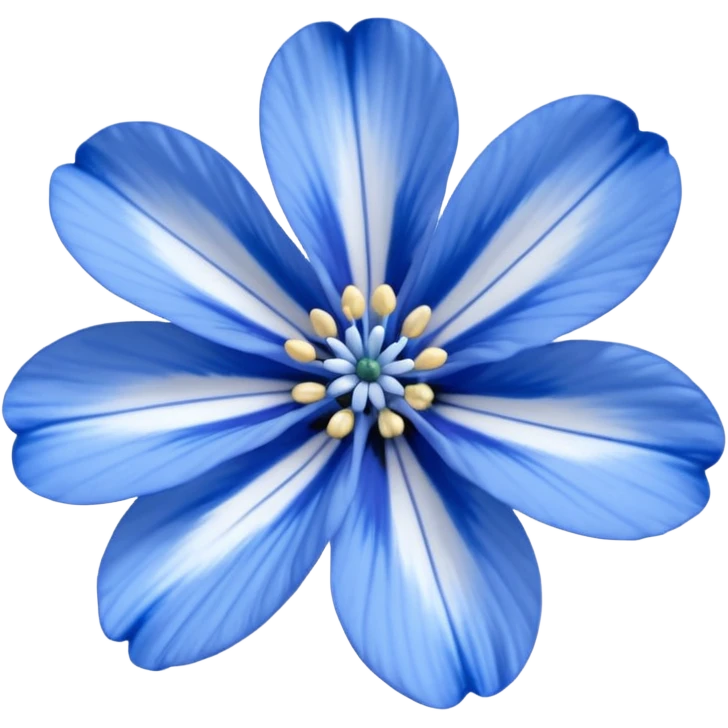 nemophila blue flower emoji
