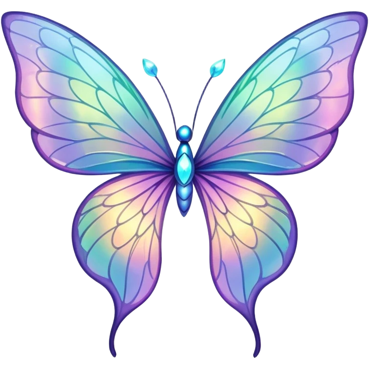 fairy wings glowing emoji