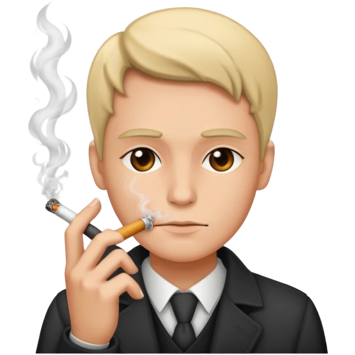 Face who smokes emoji