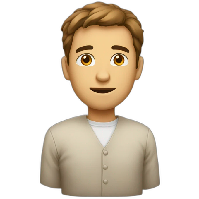 Homme qui fait un câlin emoji