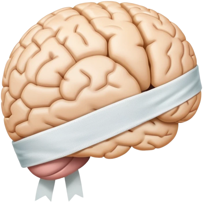 brain wrapped with a bandage emoji