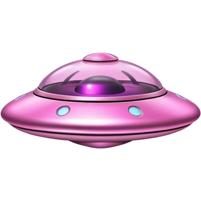 pink UFO emoji