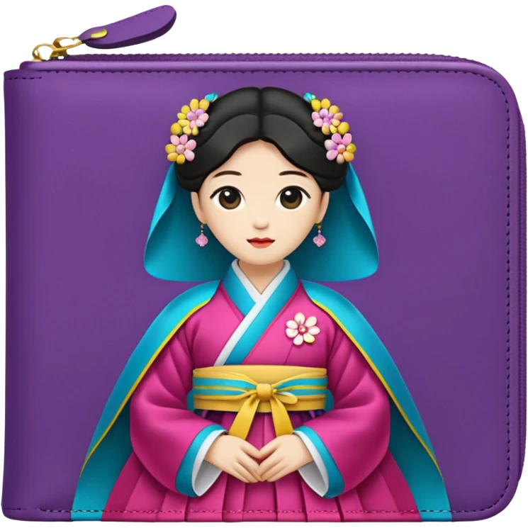 Hanbok wallet
 emoji