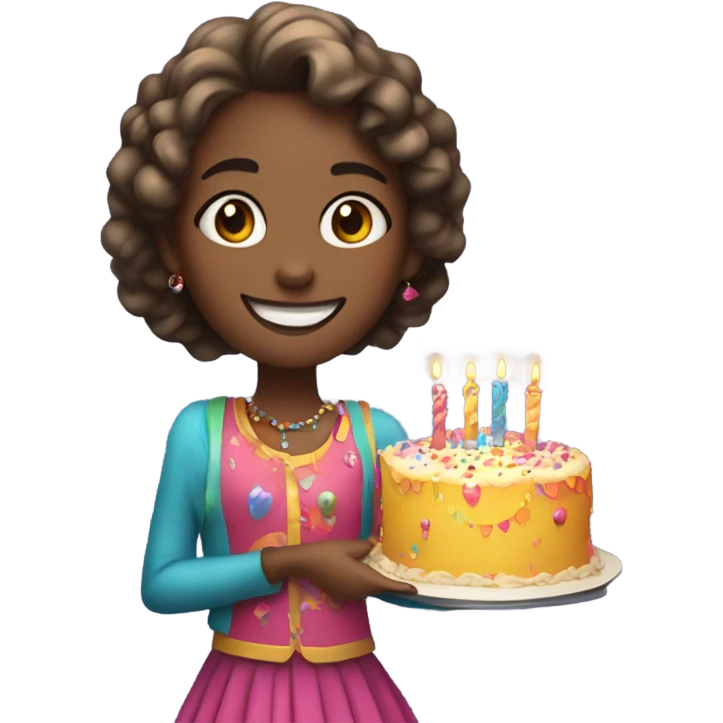 Birthday girl emoji