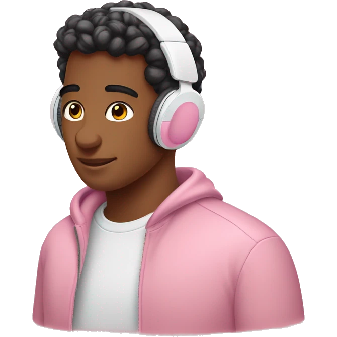 Pink AirPods Max emoji