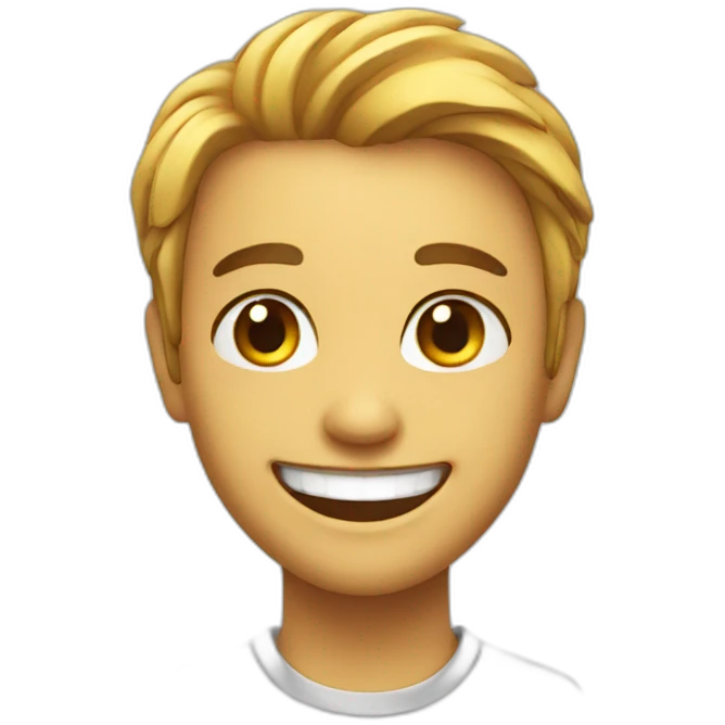 A beautiful smile emoji