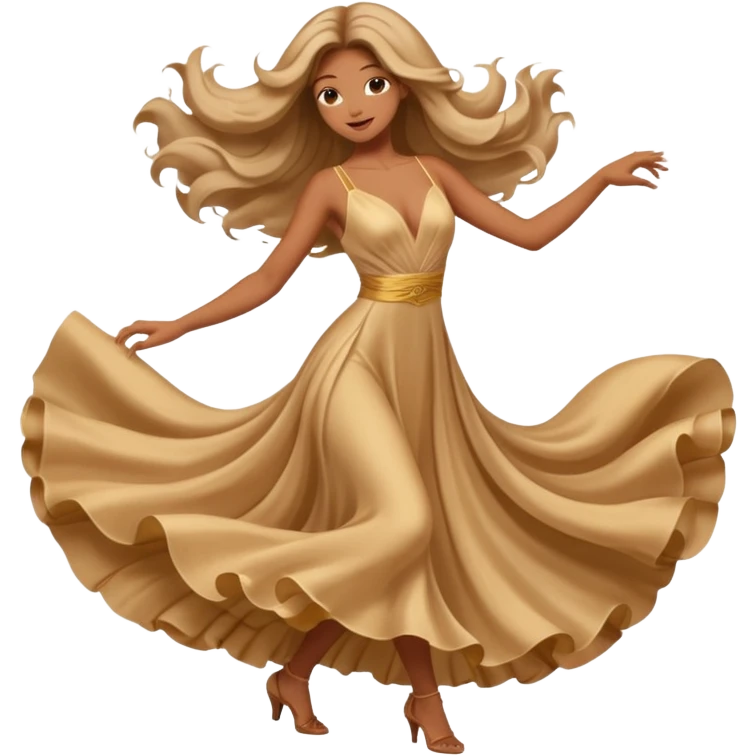 A woman dancing emoji