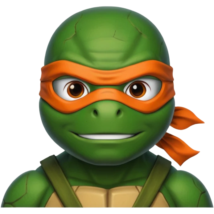 Mikey the teenage mutant ninja turtle emoji