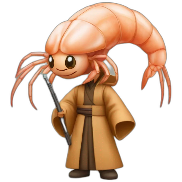 Shrimp jedi emoji