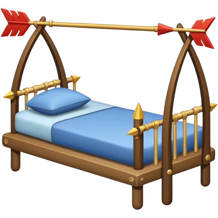 a cot made of arrows, it shold be complete made of arrows emoji