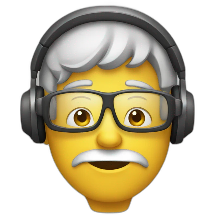 Someone listening emoji