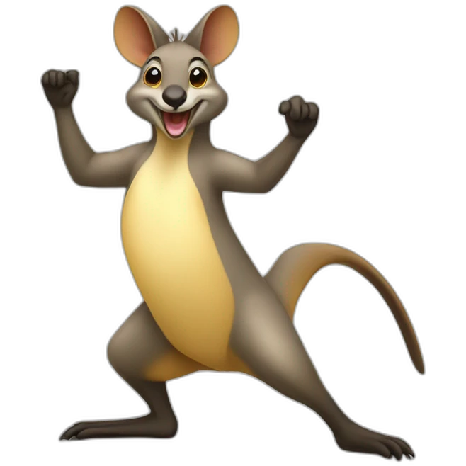 Dancing Quacker Wallaby emoji