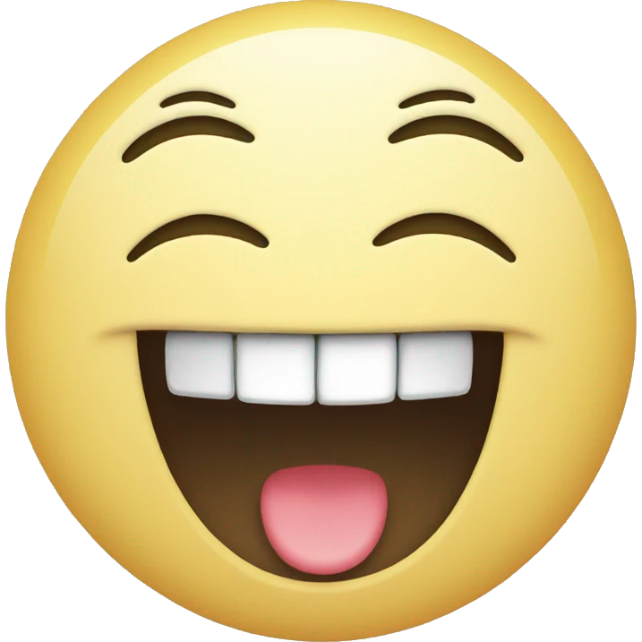 Smile and cry  emoji